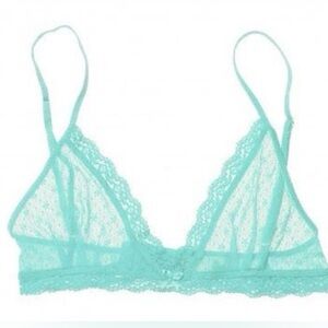 Eberjey Delirious Triangle Bralet - Pool Blue